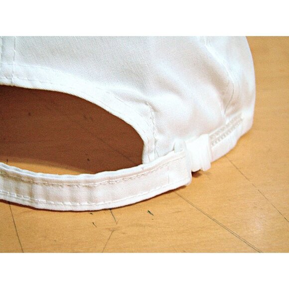 Vintage Perkin Elmer Adjustable Clip Back Baseball Cap Nissin Unisex Adult White - Picture 9 of 12